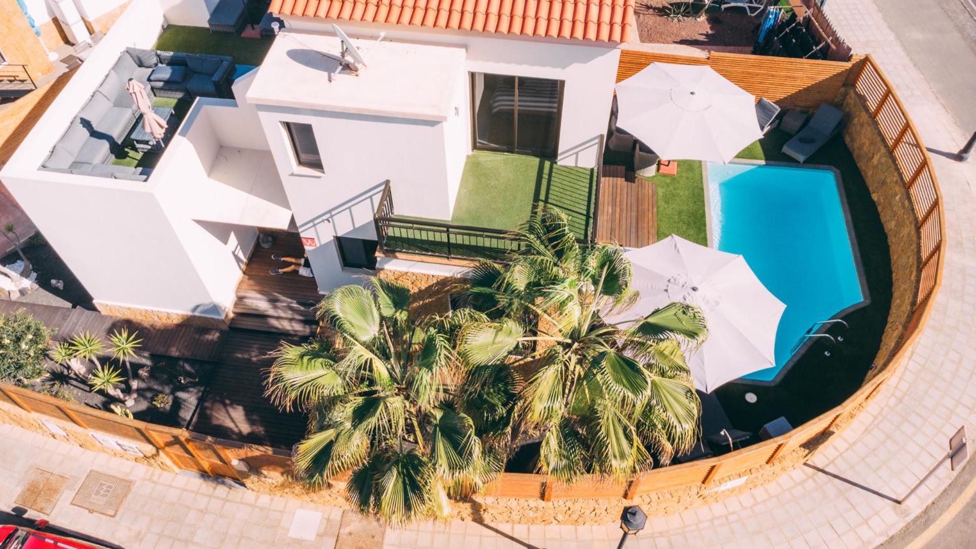 Paradise Beach House: Piscina Privada, Playa 100M Corralejo Exteriör bild